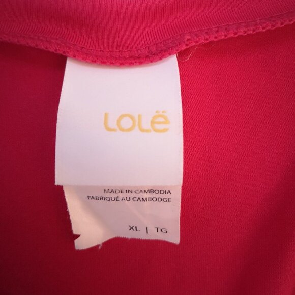 Lole Ladies Size XL Pink Short Sleeves Straight Loose Fit T-shirt - Picture 4 of 11